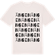 Vintage White t-shirt med Ängen ordlek t-shirt