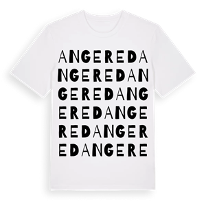 Angered ordlek t-shirt – ekologisk bomull t-shirt från Pinshirt