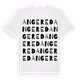 Angered ordlek t-shirt