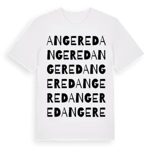 Angered ordlek t-shirt – ekologisk bomull t-shirt från Pinshirt