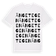 Ängetegen ordlek t-shirt