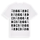 Änggården ordlek t-shirt