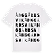 White t-shirt med Ånggårdsvik ordlek t-shirt