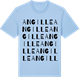 Blue Soul t-shirt med Angille ordlek t-shirt