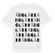 White t-shirt med Ängkärr ordlek t-shirt