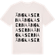 Vintage White t-shirt med Ängkaserna ordlek t-shirt