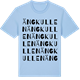 Blue Soul t-shirt med Ängkullen ordlek t-shirt