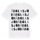 Änglasjön ordlek t-shirt