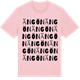 Pink Cotton t-shirt med Ängön ordlek t-shirt