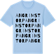 Blue Soul t-shirt med Angrimstorp ordlek t-shirt