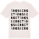 Vintage White t-shirt med Ängsberget ordlek t-shirt