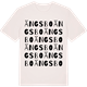 Vintage White t-shirt med Ängsbo ordlek t-shirt
