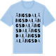 Blue Soul t-shirt med Ängsdal ordlek t-shirt