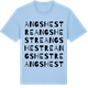 Blue Soul t-shirt med Angshestre ordlek t-shirt