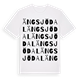 Ängsjödal ordlek t-shirt