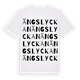 Ängslyckan ordlek t-shirt
