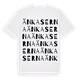 Änkaserna ordlek t-shirt