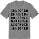Mid Heather Gray t-shirt med Änkegården ordlek t-shirt