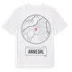 White t-shirt med Annedal t-shirt