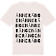 Vintage White t-shirt med Ånnerängen ordlek t-shirt