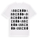 Anneröd ordlek t-shirt