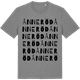 Mid Heather Gray t-shirt med Ånneröd ordlek t-shirt