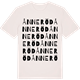 Vintage White t-shirt med Ånneröd ordlek t-shirt