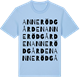Blue Soul t-shirt med Annerödgården ordlek t-shirt