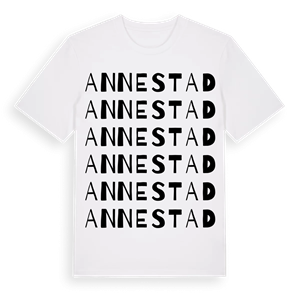 Annestad ordlek t-shirt – ekologisk bomull t-shirt från Pinshirt