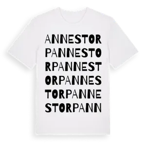 Annestorp ordlek t-shirt – ekologisk bomull t-shirt från Pinshirt