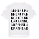 Annlarp ordlek t-shirt