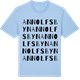 Blue Soul t-shirt med Annolfsbyn ordlek t-shirt