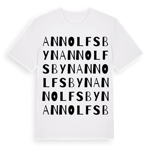 Annolfsbyn ordlek t-shirt – ekologisk bomull t-shirt från Pinshirt