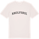 Vintage White t-shirt med Anolfsbol böjd t-shirt