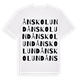 Ånskolund ordlek t-shirt