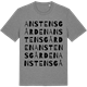 Mid Heather Gray t-shirt med Anstensgården ordlek t-shirt