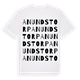 Anundstorp ordlek t-shirt