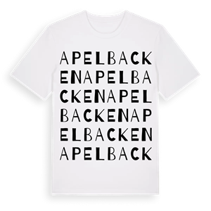 Apelbacken ordlek t-shirt – ekologisk bomull t-shirt från Pinshirt