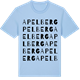 Blue Soul t-shirt med Apelberg ordlek t-shirt