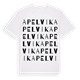 Apelvik ordlek t-shirt