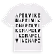 Apelviken ordlek t-shirt