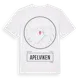 White t-shirt med Apelviken t-shirt