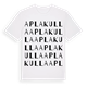 Aplakulla ordlek t-shirt