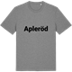 Mid Heather Gray t-shirt med Apleröd fetstil t-shirt