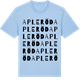 Blue Soul t-shirt med Apleröd ordlek t-shirt