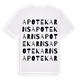 Apotekarns ordlek t-shirt