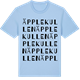 Blue Soul t-shirt med Äpplekullen ordlek t-shirt