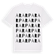 Ararp ordlek t-shirt