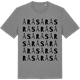 Mid Heather Gray t-shirt med Årås ordlek t-shirt