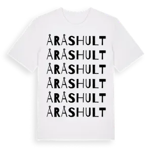 Åråshult ordlek t-shirt – ekologisk bomull t-shirt från Pinshirt